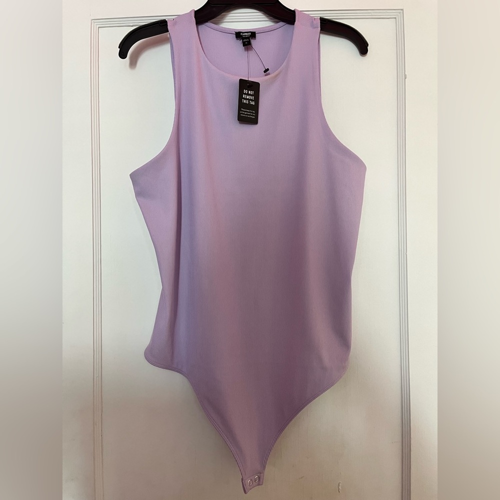 Lavender Sleeveless Bodysuit